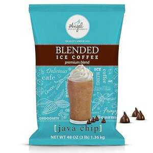 GWFXyVeBv_Nc - uhACXR[q[ - tbypE_[~bNX - W`bv [3|h] [34H] Angel Specialty Products - Blended Ice Coffee - Frappe Powder Mix - Java Chip [3 LB]
