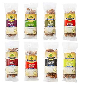 Sohnrey Family Foods ��_�ŃX�p�C�V�[�ȕ����̃X�i�b�N �A�[�����h 1.5 �I���X �o���G�e�B�p�b�N (8 �p�b�N) Bold and Spicy Flavored Snack Almonds 1.5 oz Variety Pack by Sohnrey Family Foods (8-Pack)
