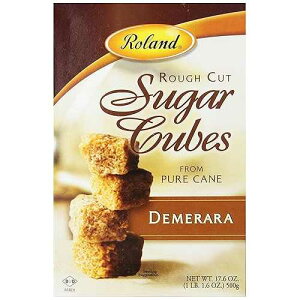 Roland tJbg f pA17.6 IX (6 pbN) Roland Foods Roland Rough Cut Demerara Sugar Cubes, 17.6-Ounce Boxes (Pack of 6)