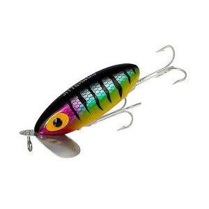 Arbogast Jitterbug Topwater Bass Fishing Lure - Excellent for Night Fishing, Perch, G600 (2 1/2 in, 3/8 oz)