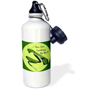 3dRose Praying M Sports Water Bottle, 21 oz, White