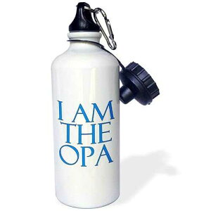 3dRose I Am The Opal opa. Blue. -Sports Water Bottle, 21oz , Multicolored