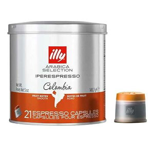 illy Coffee iperEspresso Capsules - Single-Serve Coffee Capsules & Pods - Single Origin Coffee Pods Colombia Medium Roast with Notes of Fruit - For iperEspresso Capsule Machines 21 Count