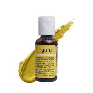 Chefmaster Gold Liqua-Gel Food Coloring Vibrant Color Professional-Grade Dye for Icing, Frosting, Fondant Baking & Decorating Fade-Resistant Easy-to-Use Made in USA 0.70 oz