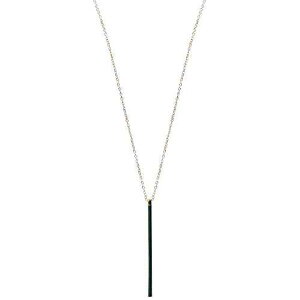 Designed by Stacey Jewelry Designed by Stacey Handmade 14kt Gold-Filled Chain Necklace, Vertical Bar Pendant Jewelry, Gifts for Women, Ideal for Birthday, Mother's Day, Christmas, Anniversary, Prom, Homecoming, 32