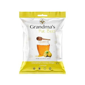 ΂̃nj[hbvX ݂͂ 80g×4pbN Grandma's For Bees Grandma's Honeydrops Honey and Lemon 80g X Pack of 4