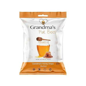 ΂̃nj[hbvX ݂͂ƃo^[XRb` 80g×4pbN Grandma's For Bees Grandma's Honeydrops Honey and Butterscotch 80g X Pack of 4