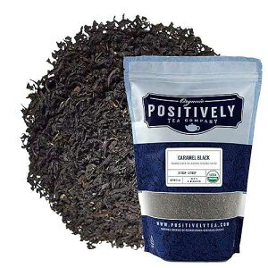 Organic Positively Tea Company, Caramel Black Tea, Loose Leaf, 16 Ounce