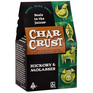 Char Crust Dry-Rub Seasoning, Hickory and Molasses, 4 Oz (Pack of 1)