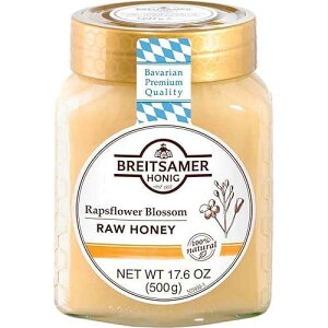 uCgU}[ vXt[ ubT nj[ W[A17.6 IX (6 pbN) Breitsamer Rapsflower Blossom Honey Jar, 17.6 Ounce (Pack of 6)