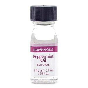 LorAnn Oils LorAnn Peppermint Oil SS Natural Flavor, 1 dram bottle (.125 fl oz - 3.7ml - 1 teaspoon)