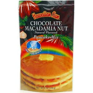 nCA T `R[g }J_~A ibc pP[L ~bNX 6IX (12pbN) Hawaiian Sun Chocolate Macadamia Nut Pancake Mix 6-ounce (Pack of 12)