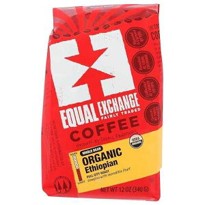 I[KjbNR[q[G`IsApbNS12IX Equal Exchange Organic Coffee Ethiopian packd Whole Bean 12 oz.