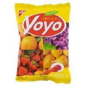 �[���[���[���[�O�~ �~�b�N�X�t���[�c 80g �^�C�Y Yo-Yo2015 Jelly Yoyo Gummy Mix Fruit 80 G. Thailand Product