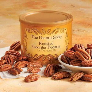 The Peanut Shop of Williamsburg [XgW[WAs[JibcAyAʁA8.5IX The Peanut Shop of Williamsburg Roasted Georgia Pecans, Lightly Salted, Tin, 8.5 Ounce