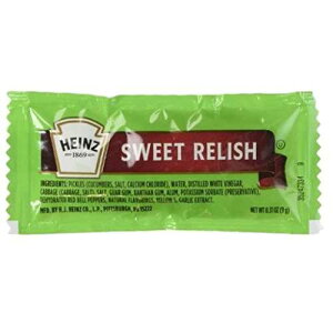 �n�C���c �X�E�B�[�g�����b�V�� �V���O���p�b�N 50�p�b�N Heinz Sweet Relish Single Packs 50 Packs