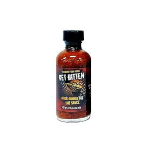 RetailSource CaJohns �u���b�N�}���o �Q�b�g �r�g�D�� �V�b�N�X �z�b�g �\�[�X�A2 �I���X�A1 �{�g�� CaJohns Fiery Foods RetailSource CaJohns Black Mamba Get Bitten Six Hot Sauce, 2 oz., 1 Bottle