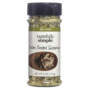 Tastefully Simple Onion Onion Seasoning, 4 Ounce (Pack of 3)