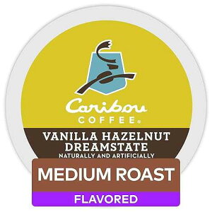 Caribou Coffee Vanilla Hazelnut Dreamstate Single-Serve K-Cup Pods, Flavored Coffee, 10 Count (Pack of 6)