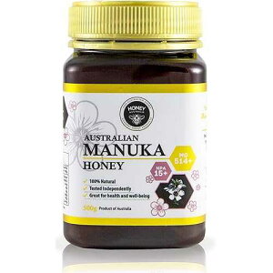Honey Australia Manuka Honey MGO 514+ Raw, Organic, Certified Pure Australian Honey for Support & Vitality Natural Sweetener & Health Medical Grade, Nutrient-Rich Honey 17.6 Oz