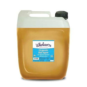 Wholesome Sweeteners Wholesome Organic Blue Agave Nectar, Natural Low Glycemic Sweetener, Non GMO, Fair Trade & Gluten Free, 5 gallon jug (Pack of 1)