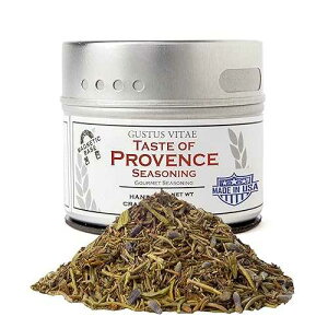 Taste of Provence Gourmet Salt Free Seasoning Non GMO, All Natural Artisanal Spice Mix Handmade in Small Batches in USA GLP-1 Friendly Magnetic Tin Gustus Vitae #4