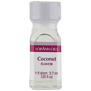 LorAnn Oils LorAnn Coconut SS Flavor, 1 dram bottle (.0125 fl oz - 3.7ml - 1 teaspoon) - 12 Pack