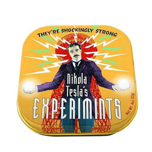 The Unemployed Philosophers Guild Nikola Tesla ExperiMints Breath Mints - 1 Tin, Net Wt .4oz (12g)