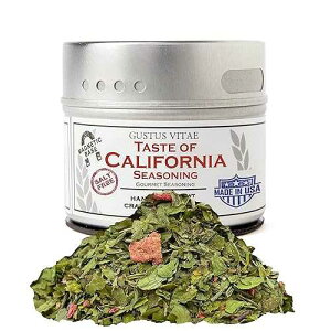 Gustus Vitae - Taste of California - Authentic Artisanal Spice Blend - Gourmet Seasoning - Non GMO - All Natural - Sustainably Sourced - Small Batch - Hand Packed