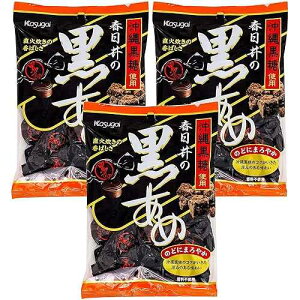 t  n[hLfB 5.29IX (3) t䐻 Kasugai Kuro Ame Black Sugar Hard Candy, 5.29 oz (Pack of 3)