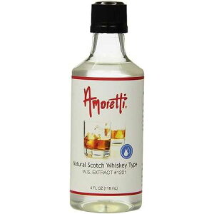 AbeB i` XRb` ECXL[ ^Cv GLXA4 tʃIX Amoretti Natural Scotch Whiskey Type Extract, 4 Fluid Ounce