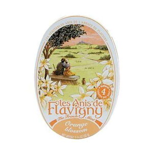 Les Anis de Flavigny �I�����W �u���b�T�� �t���[�o�[ �n�[�h �L�����f�B 50 g (3 �p�b�N) Orange Blossom Flavored Hard Candy 50 g by Les Anis de Flavigny (3 PACK)