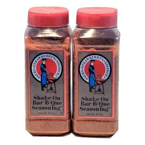 Strawberry's Grand Champion Shake-On Bar-B-Que �V�[�Y�j���O�A24 �I���X (2 �p�b�N) Strawberry's bbq Strawberry's Grand Champion Shake-On Bar-B-Que Seasoning, 24 Ounce (Pack of 2)