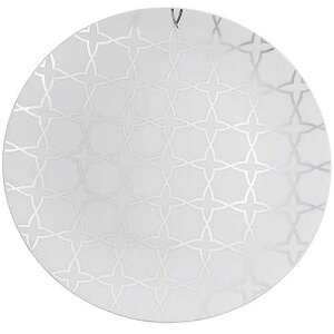 g_uYv~A10.25C`BĝăvX`bNv[gAHiO[h̃vX`bNfBi[v[g - Geo Design - 40 pbN Trendables Premium 10.25 inch. Disposable Plastic Plates, Food Gra