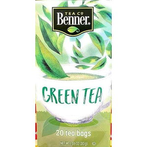 �x�i�[ �I���W�i�� �O���[�� �e�B�[ - 3 �p�b�N (60 �e�B�[�o�b�O) CuppaZone Benner Original Green Tea - 3 Packs (60 Tea Bags)