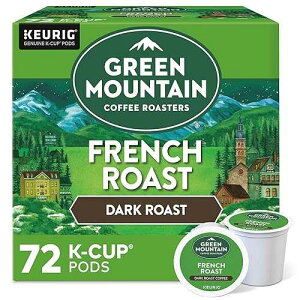Green Mountain Coffee Roasters French Roast Keurig K-Cup Pods, Dark Roast Coffee, 72 Count