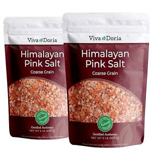 Viva Doria q} sN \gANX^ \gAeA4 |h (: 2A2 |h) F肳ꂽ{̃q} \g OC_[lߑւp Viva Doria Himalayan Pink Salt, Crystal Salt, Coars