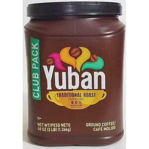Yubann �g���f�B�V���i�� �~�f�B�A�� ���[�X�g �O���E���h �R�[�q�[ (48 �I���X) ��������є̔���: Edible Deliveries Yubann Traditional Medium Roast Ground Coffee (48 oz.) Shipped & Sold by: Edible Deliveries