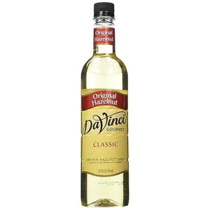 _B` O NVbN IWi w[[ibc Vbv - 750 ~bg - ybg{g Davinci Gourmet Classic Original Hazelnut Syrup - 750 milliliter - Plastic Bottle