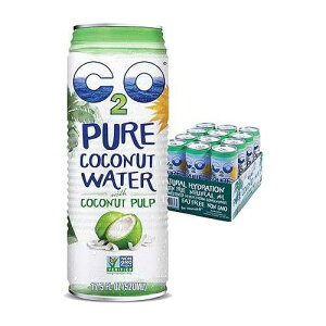 C2O ʓsARRibcEH[^[ Ax[X `qg݊ sgp K{d 17.5 tʃIX (12 pbN) C2O Pure Coconut Water with Pulp Plant Based Non-GMO No Added Sugar Essential Electrolyt