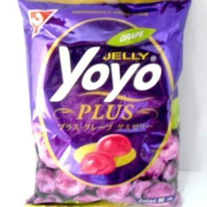 �[���[���[���[�v���X �O�~�O���[�v 80G �^�C���i Yo-Yo2015 Jelly Yoyo Plus Gummy Grape 80 G. Thailand Product