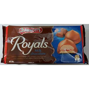 �A�[�m�b�c ���C�����Y �r�X�P�b�g 200g (�~??���N�`���R���[�g) Arnott's Royals Biscuit 200g (Milk Chocolate)