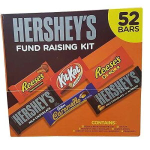 Hershey's 52 �J�E���g �`���R���[�g����L�b�g�A4 �|���h Hershey's 52 Count Chocolate Fundraising Kit, 4 Pound