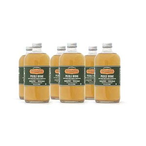 �s�N���X �u���C�� (6 �p�b�N) - �X�p�C�V�[�ȃs�N���X �W���[�X 16 �I���X Pacific Pickle Works Pickle Brine (6-pack) - Spicy pickle juice 16oz