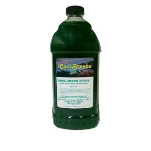 Coolbreeze Beverages Ready to Use Slush Mix - 1/2 Gal Bottle - Sour Green Apple