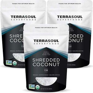 Terrasoul Superfoods I[KjbN RRibc t[NA3 |h (3 pbN) - ׂ }JJbg Terrasoul Superfoods Organic Coconut Flakes, 3 Lbs (3 Pack) - Finely Shredded Macaroon Cut