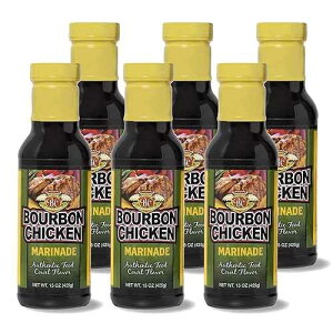 Bourbon Chicken All Purpose Marinade Authentic Food Court Restaurant Flavor Extra Strength Smoky Hickory Seasoning Mix for Fast Marination 6 Pack Best Value Easy Cooking Recipes by BC Original