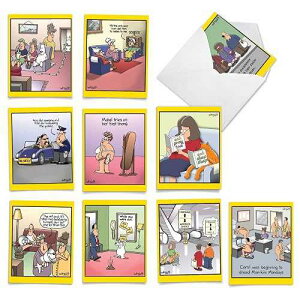 The Best Card Company Best Card Co 10 Funny Thank You Cards Boxed Wild for Whyatt M6463TYG-NB