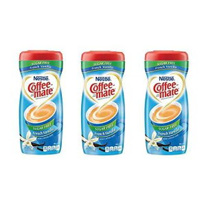 COFFEE-MATE t`oj VK[t[ pE_[R[q[N[}[ 10.2IX LjX^[(3) Nestle Coffee mate COFFEE-MATE French Vanilla Sugar Free Powder Coffee Creamer 10.2 oz. Canister (Pack of 3)
