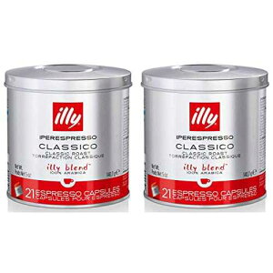 illy iperEspresso Capsules Medium Roasted Coffee, 5-Ounce, 21-Count Capsules per Can, 2 Pack